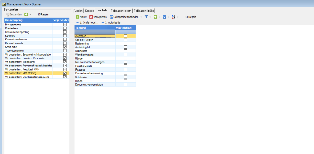 VIM melding - AFAS Klantportal